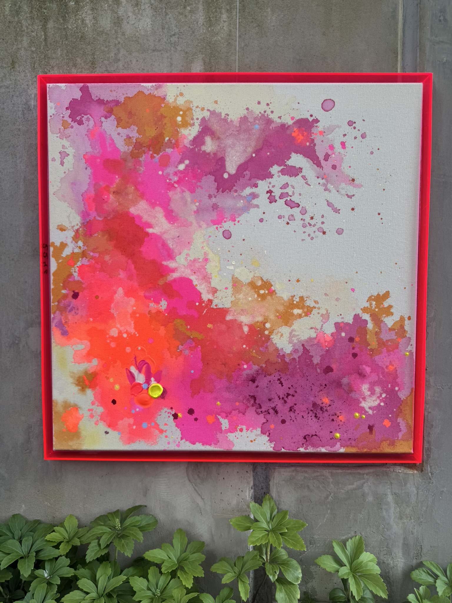 Akkorde - Schwebe, 2026, Acryl auf roher Baumwollleinwand, Ansicht 22